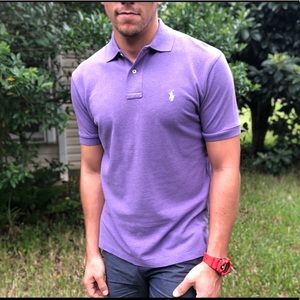 Purple Polo by Ralph Lauren short sleeve polo